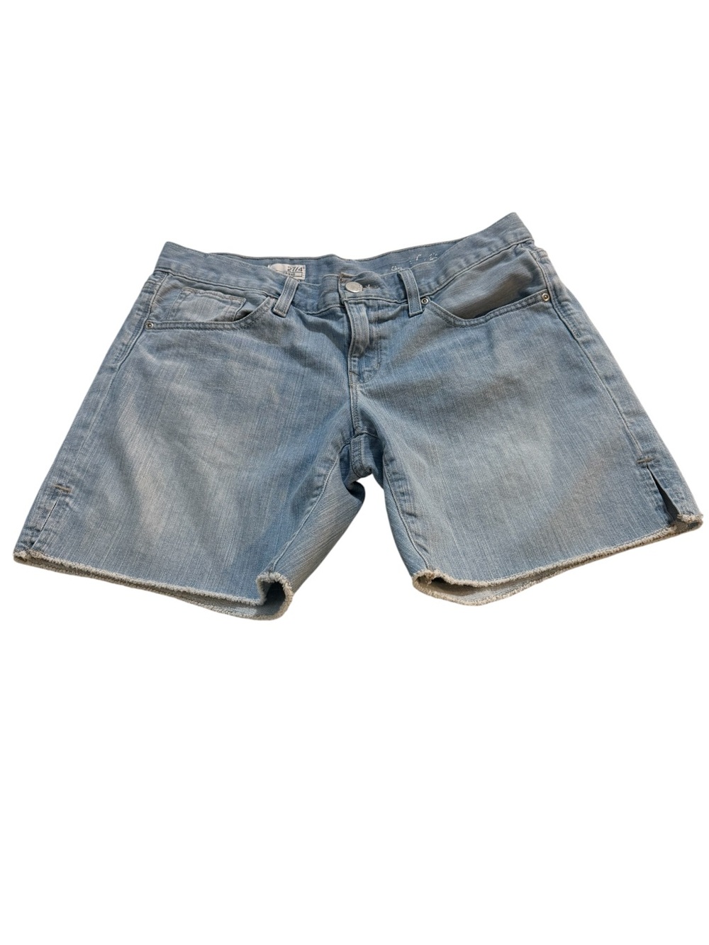 GAP Mid Rise Boyfriend Denim Shorts Size 27/4 - Picture 4 of 8